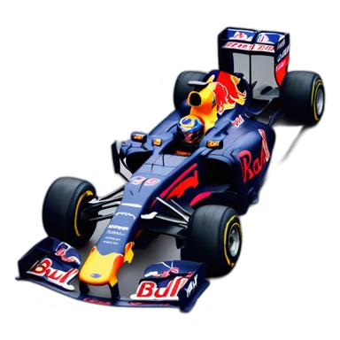 F1 car red bull sticker