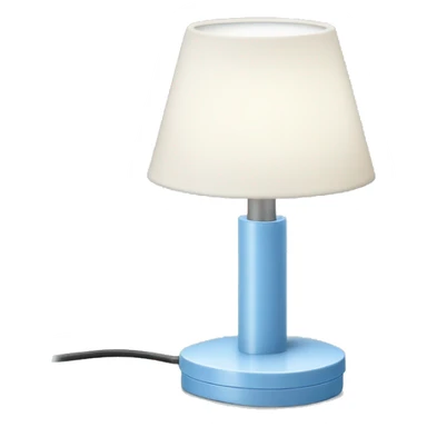 light blue ikea work lamp sticker