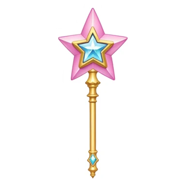 magical girl wand sticker