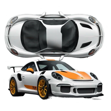Porsche gt3 rs sticker