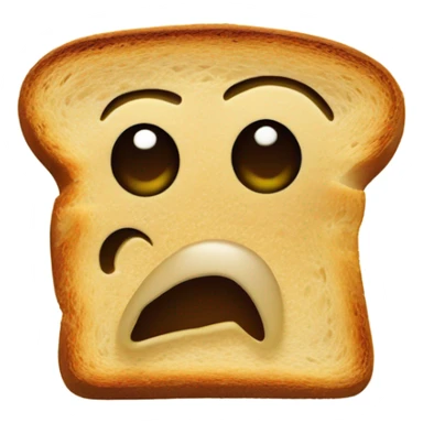 Very freaky piece of toast sticker