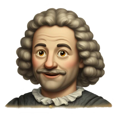 dutch man 17th century ok sign sticker