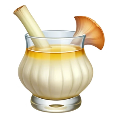 Garlic clove in a tequila shot  sticker