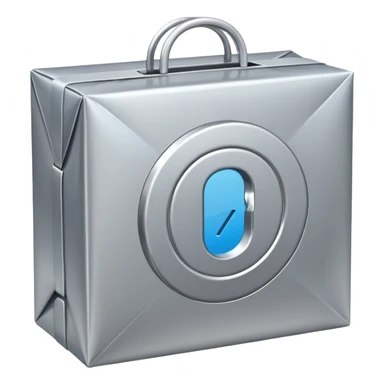 The percentage symbol on the package sticker