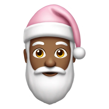 Light Pink Santa Claus with Caucasian skin sticker