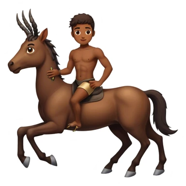 black boy centaur with lower half as bug sticker