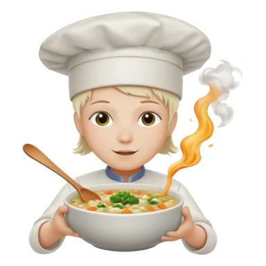smoke coming through soup sticker