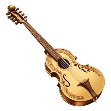 Bouzouki – Cinematic Realistic Bouzouki, depicted as a beautifully crafted Greek string instrument with a long neck and ornate fretwork, its polished wooden body reflecting warm golden light, set on a rustic background with soft shadows that evoke traditional Mediterranean music. sticker