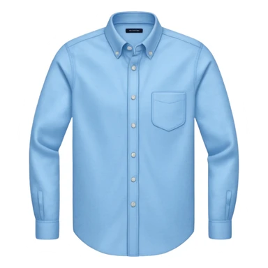 light blue oxford shirt sticker