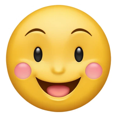 Emoji, smiley face winking sticker