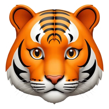 thinking tiger face with question mark for Twitch emote sticker