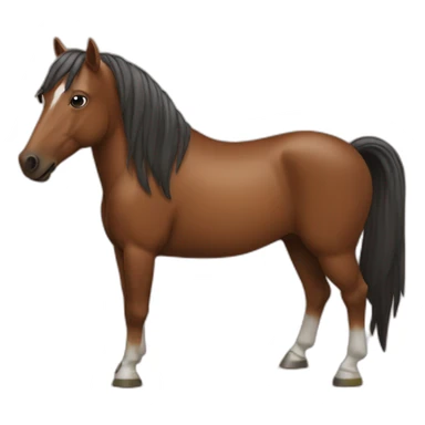 horse coffee sticker