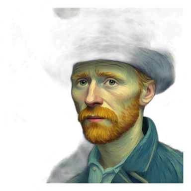 La nuit etoilée de van gogh sticker