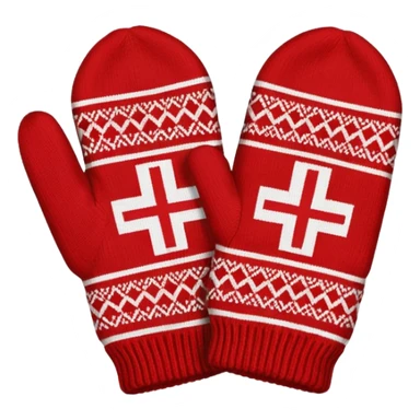 norwegian knit a single mitten selbu sticker