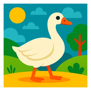 Goose sticker