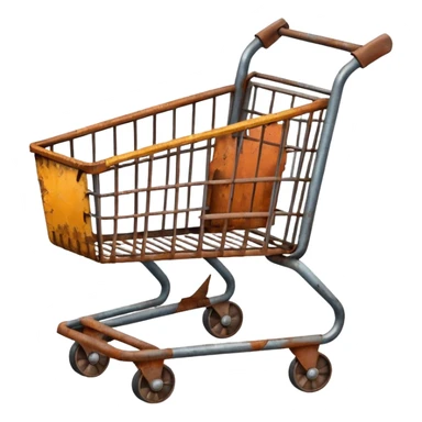 shopping cart broken sticker