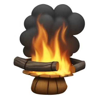 Woodfire cosy  sticker