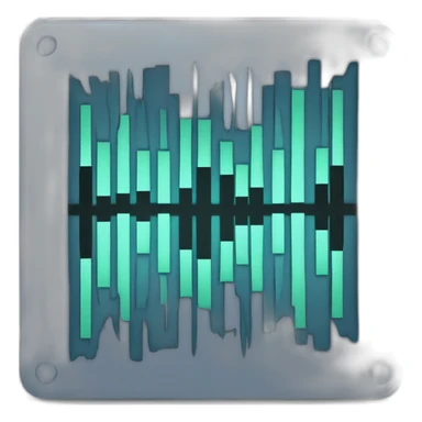 soundwave sample icon sticker