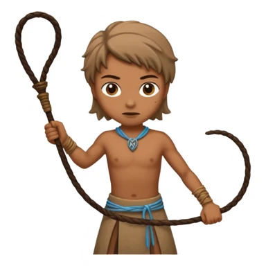 earth elemental long whip human sticker