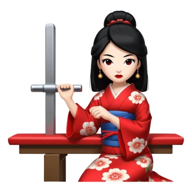 geisha bench press sticker