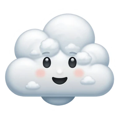 faceless cloud sticker