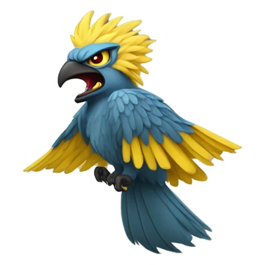 mad yellow myth thunderbird sticker