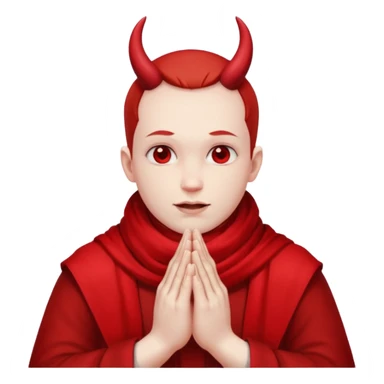 😈+🙏+🧣 sticker