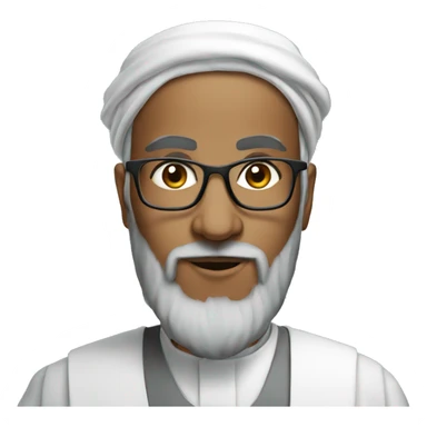 robot Islamic scholar sticker