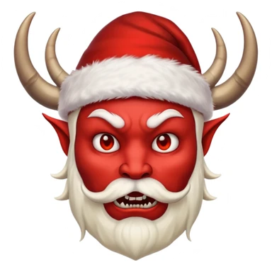 Demon ,Christmas ,horn sticker