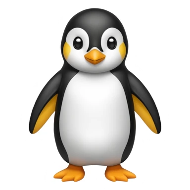 Pinguino con pijama sticker