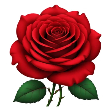 black rose, without green leaves, just flower sticker