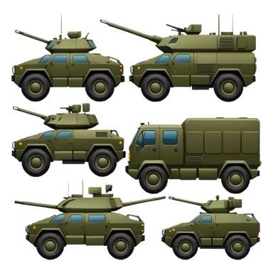 vehicles for soldiers and army sticker