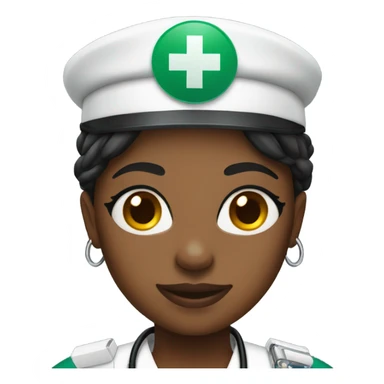 Black girl paramedic  sticker
