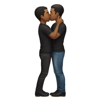 Gay with kiss sticker