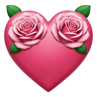 Corazón rositas sticker