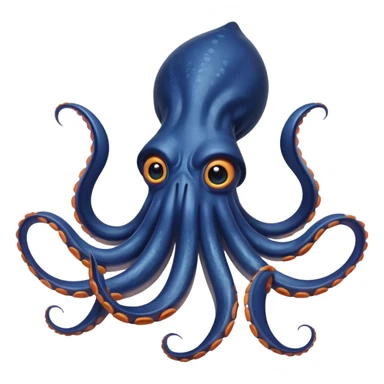 Giant Squid – Huge squid with long curling arms sticker