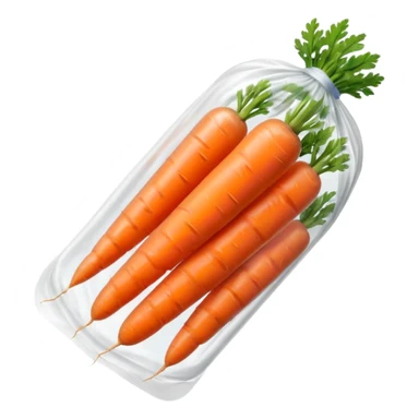 packaged baby carrots sticker