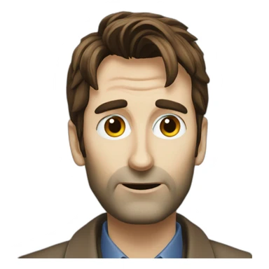 Doctor WHO David Tennant sticker