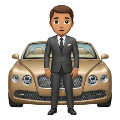 Abid abedi as Principalwith his Bentleyo sticker