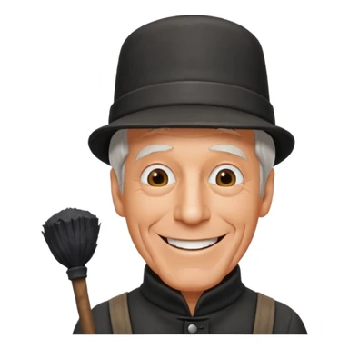 Dick Van Dyke chimney sweep  for discord  sticker