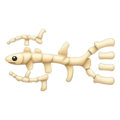 Fish bone diagram  sticker