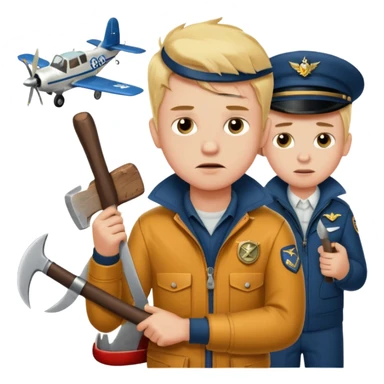 13 y/o Brian robeson at the beginning of Hatchet
struggling with his parents' recent divorce and harboring . He is angry, self-pitying
He is carrying a hatchet
He is in a single-engine plane with a pilot who soon suffers a heart attack, leaving Brian to navigate the crash and his new, harsh reality. sticker