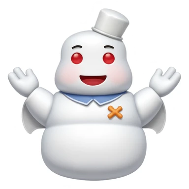 marshmallow guy sticker