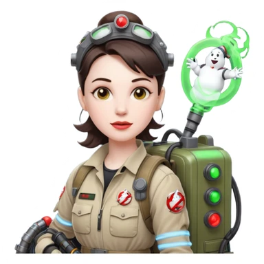 ghostbusters female sticker