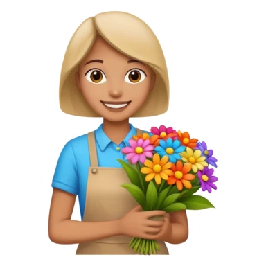 Flower Vendor sticker