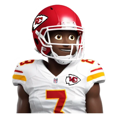 Kansas City chiefs casque ￼  sticker