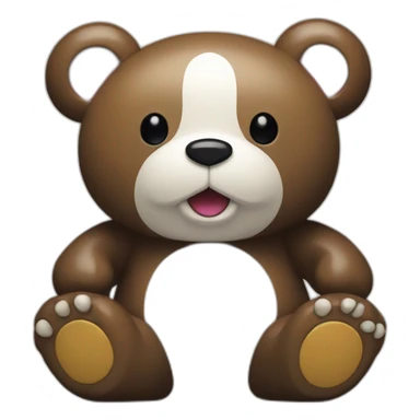 takashi murakami bear sticker