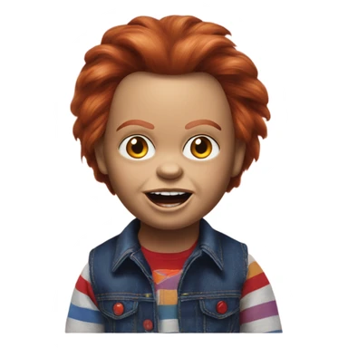 Chucky doll child’s play sticker