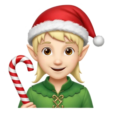 christmas heat elf sticker