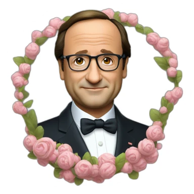 François Hollande sorry sticker